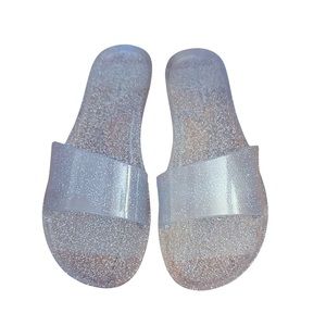 Anthropologie glitter sandals